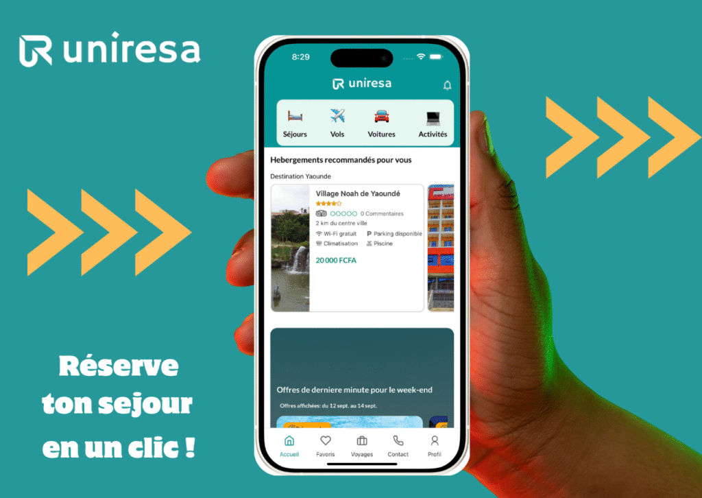 Plateforme de réservation Cameroun
