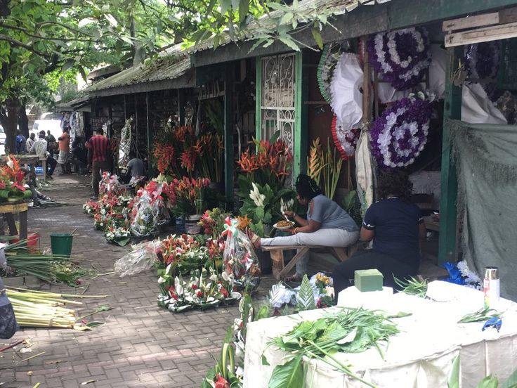 Marché des fleurs Douala 